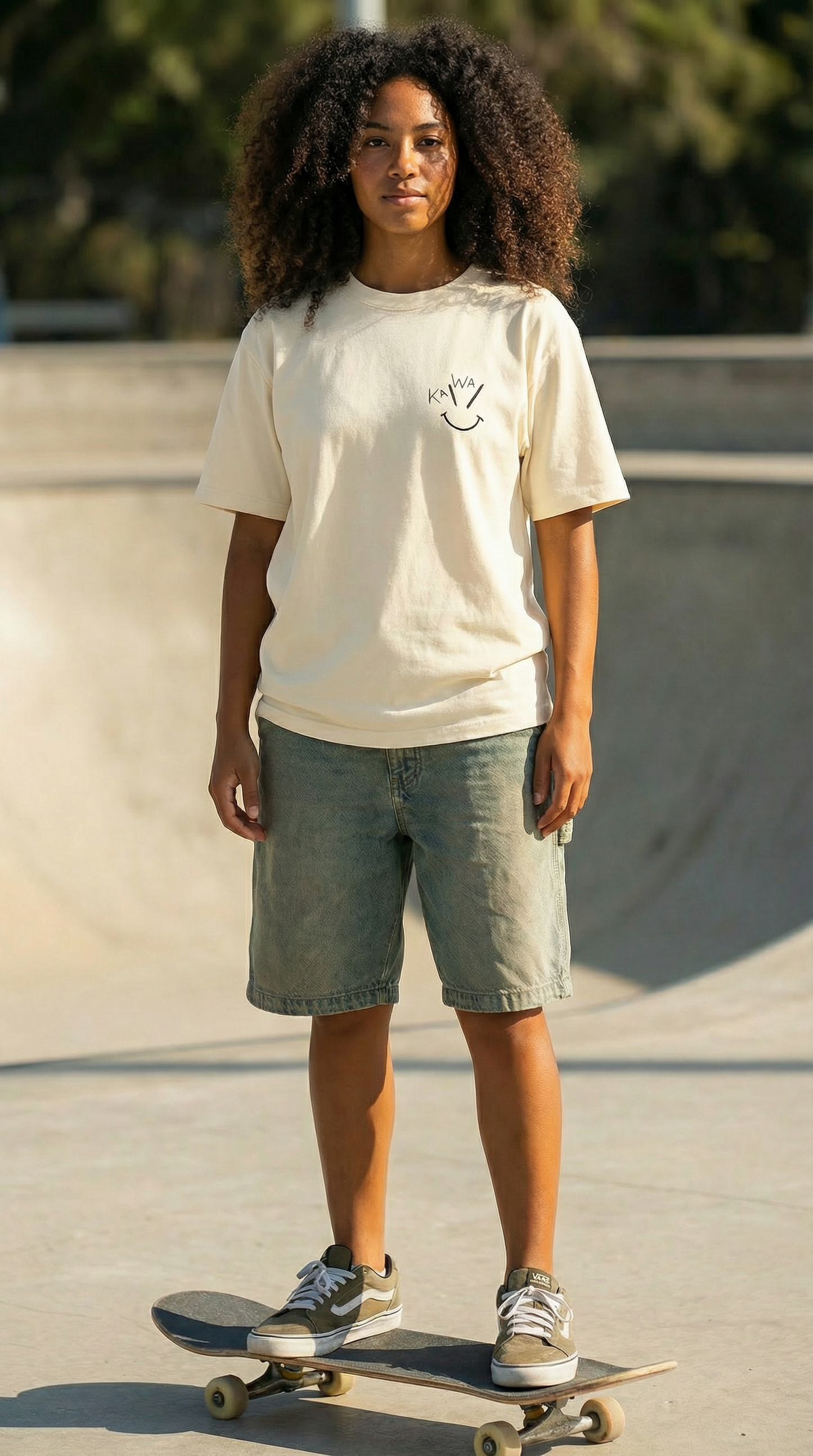 Bavlněné oversized tričko Creamy