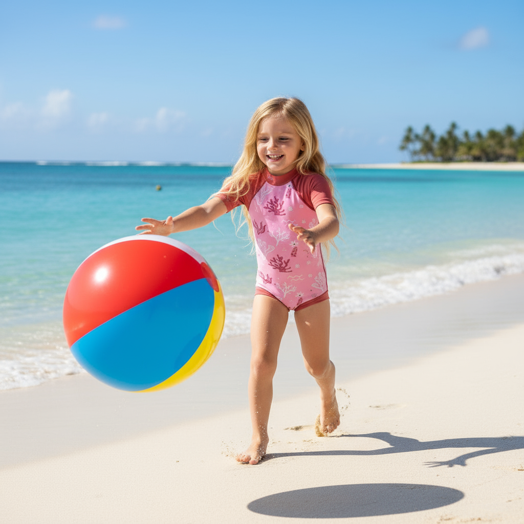 Dětský krátký neopren 2 mm Body-střih Růžový