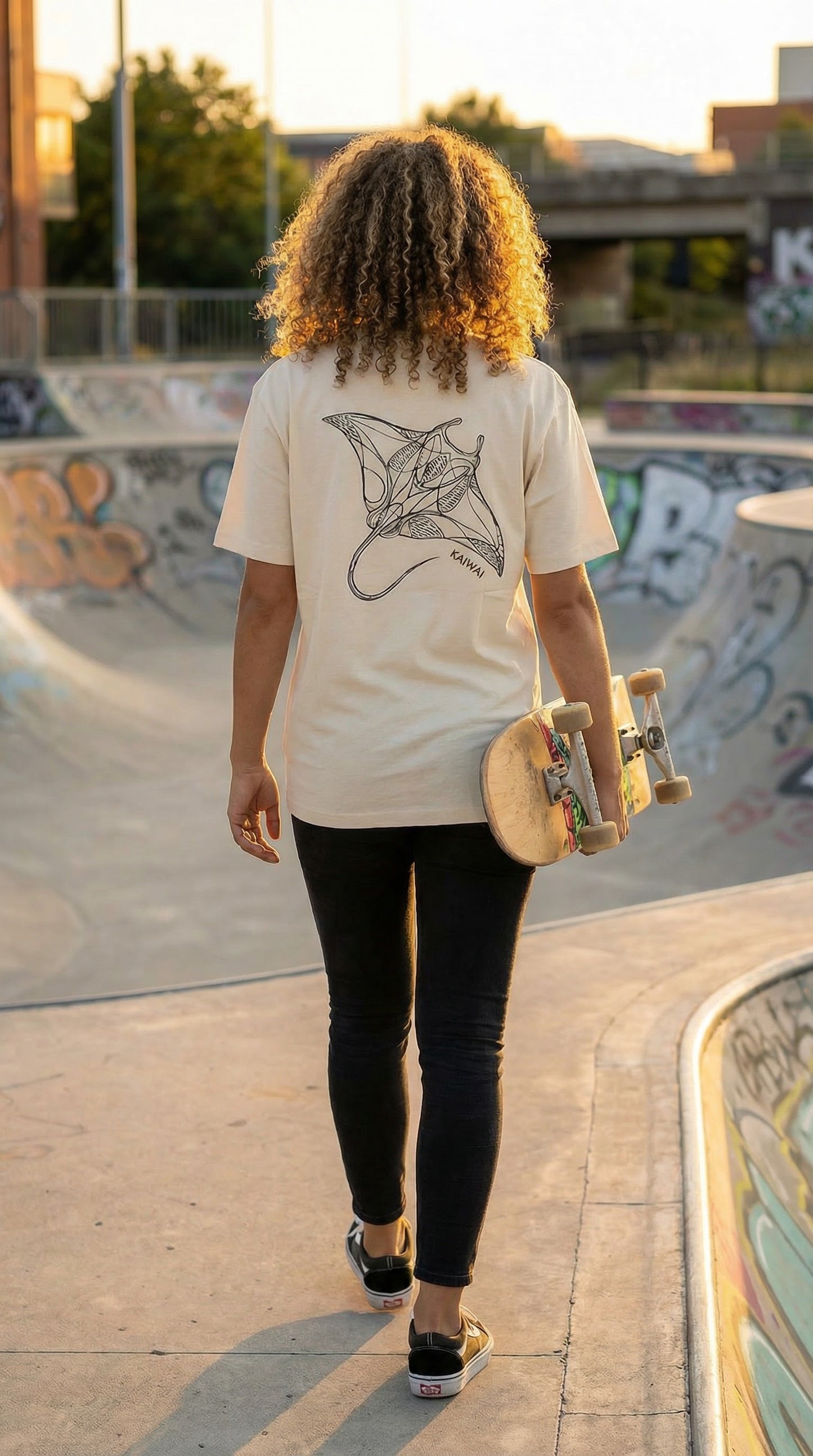 Bavlněné oversized tričko Creamy